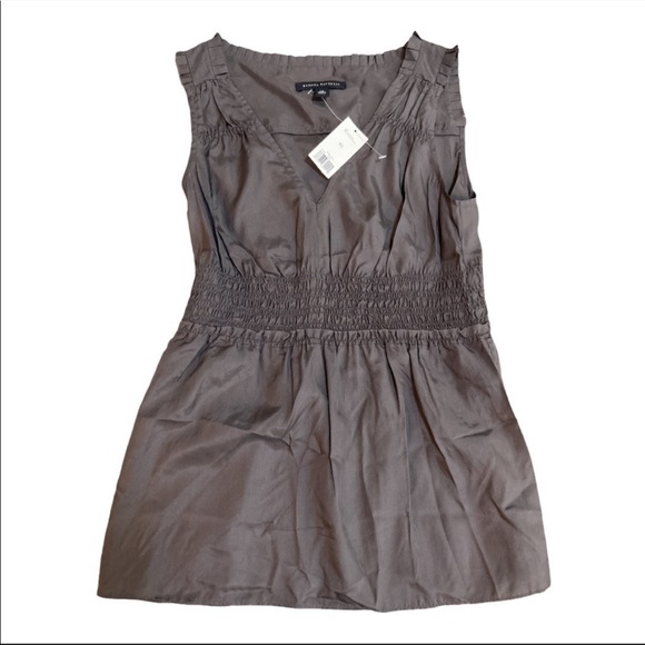 NWT Banana Republic 100% Silk Grey tank top camisole XS - Picture 4 of 4